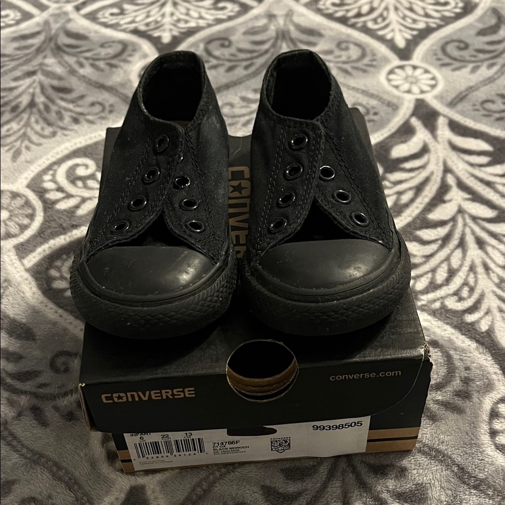 Converse Kids All-Black Sneakers
